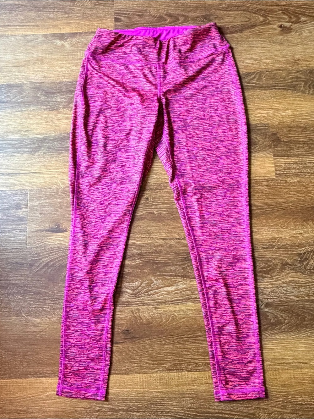 Tek Gear Pink Space Dye Athletic Leggings Women’s Medium 💖